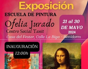 Exhibición de la escuela de pintura de Ofelia Jurado
