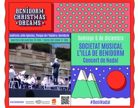 SOCIETAT MUSICAL L'ILLA DE BENIDORM. Concierto de Navidad. 